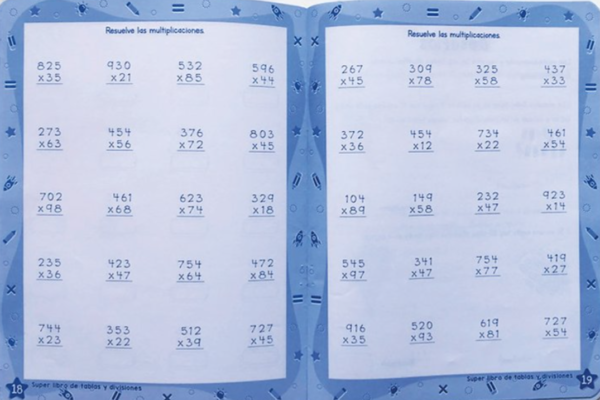 Super Libro De Tablas Y Divisiones - Imagen 3