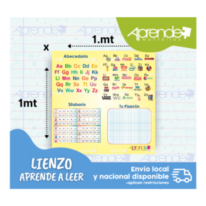 Lienzo Aprendo a Leer