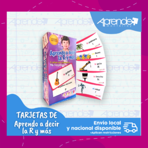Tarjetas Aprendo a decir la "R" y más